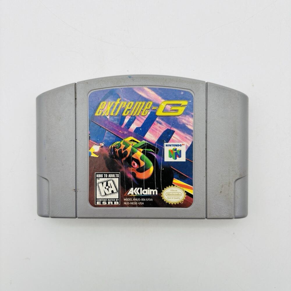 Extreme-G Nintendo 64 N64 Game - Tested - Working - Authentic